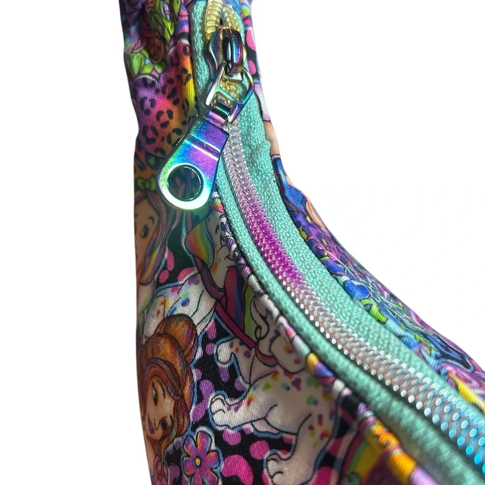 One of a kind handmade crossbody with upcycled materials. - Picture 6 of 9
